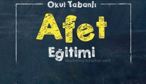 MEB, “Okul Tabanlı Afet Eğitimi” Kitabını Hazırladı.
