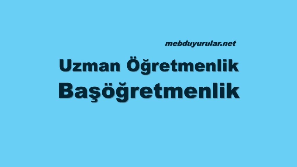 Öğretmenlik Kariyer Basamakları Yazılı Sınavı Çevrimiçi Olacak