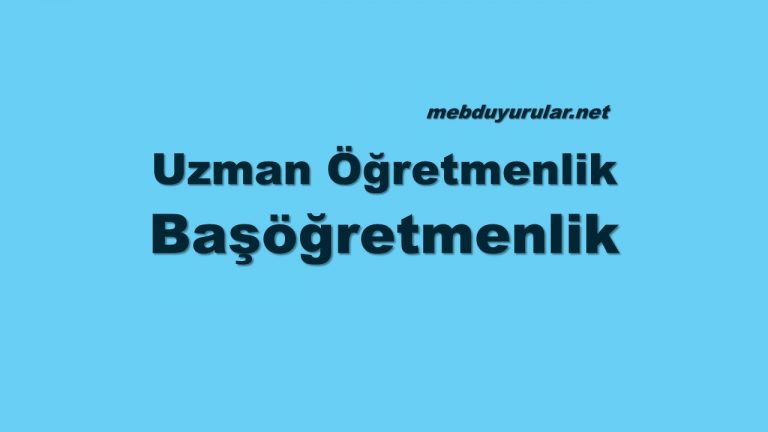 2023 Öğretmenlik Kariyer Basamakları Yazılı Sınavı Uygulama Kılavuzu Yayımlandı.