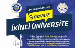 Ankara Üniversitesi Sınavsız İkinci Üniversite Olanağı