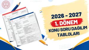 MEB’den ortak yazılı sınavlar için konu-soru dağılım tabloları yayımlandı